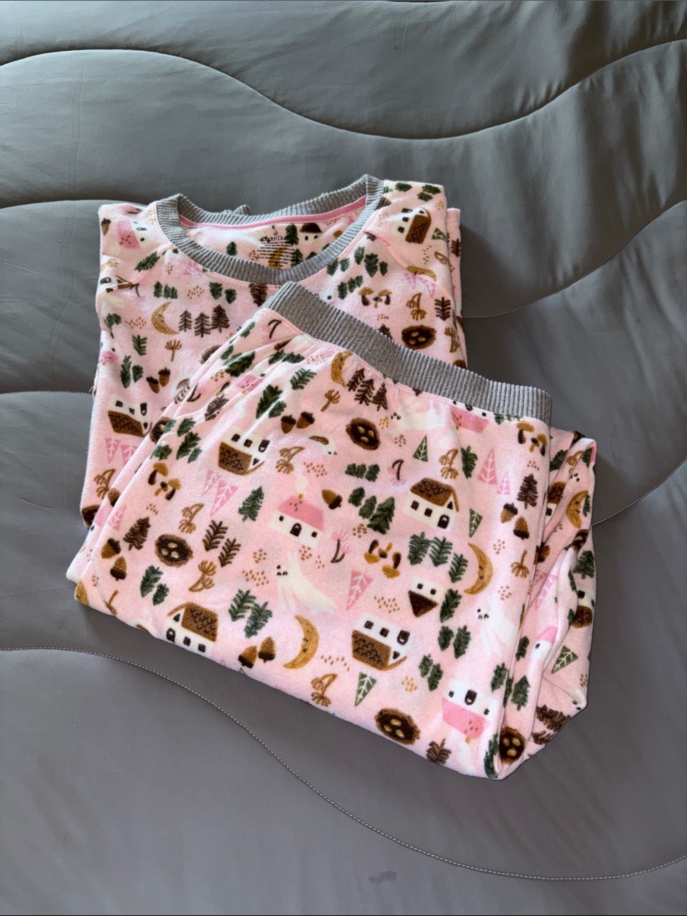 Cuddl Duds Women’s Pink Woodland Print Pajama Set NWT XXL - Picture 8 of 10